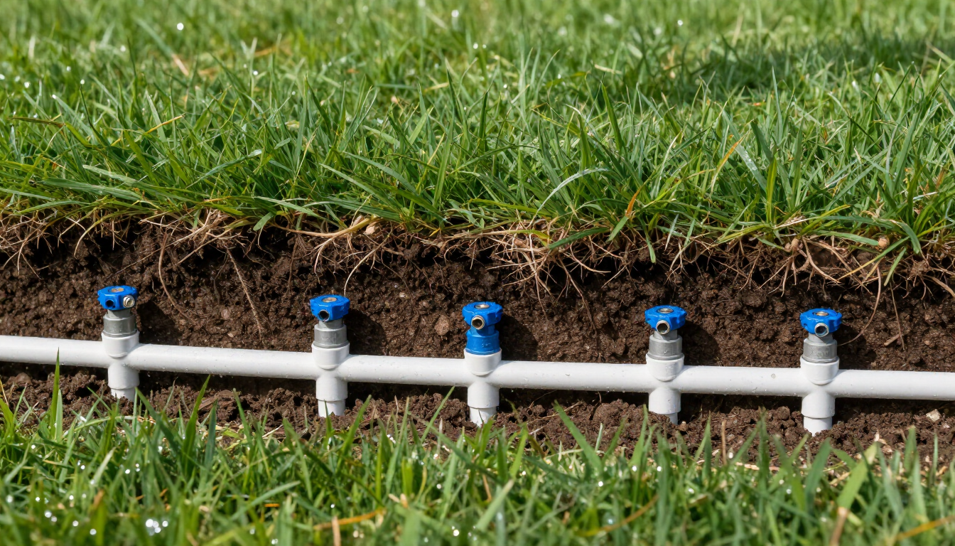 Underground Irrigation Pipes