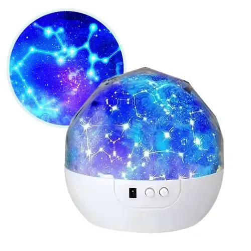 Lampara Velador de noche proyector Galaxia Tierra Universo