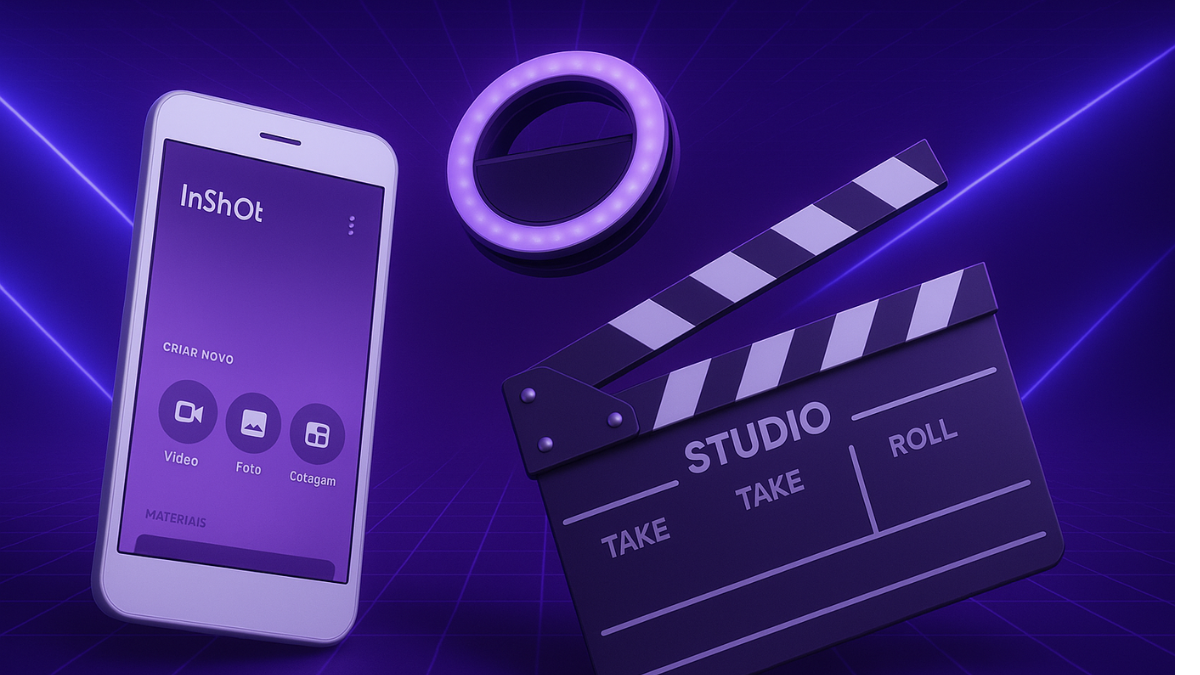 Carretel midia - gravacao de video