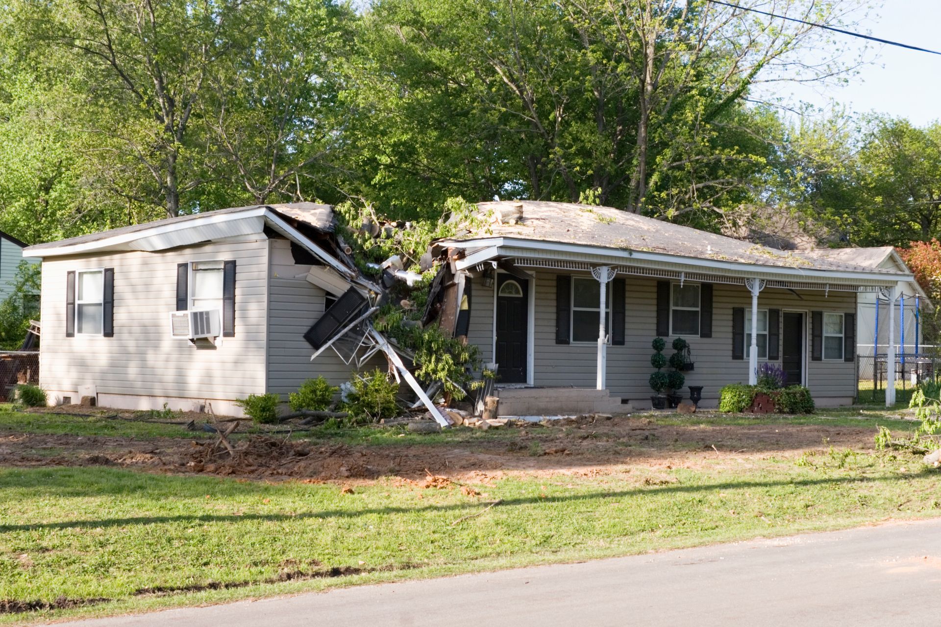 A House that Has Been Damaged by A Tornado | Shelbyville, IN | SL Construction