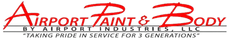Logo for Airport Paint & Body by Airport Industries, LLC, with the tagline: 