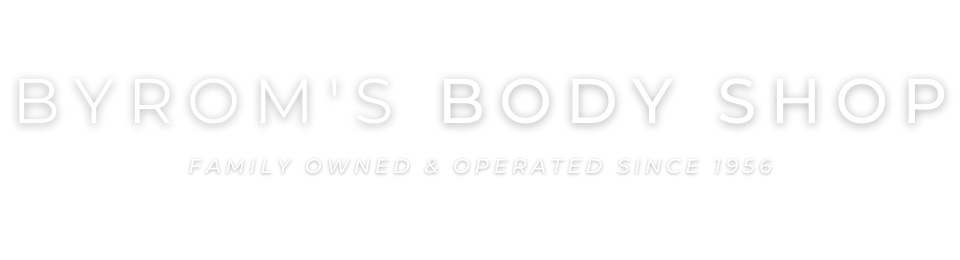 Byrom's Body Shop logo with text 