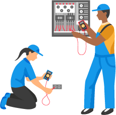 Electricians are essential, offering job security.