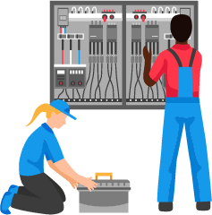 Electricians are essential, offering job security.