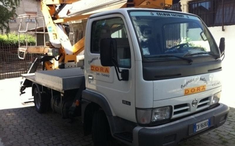 lavaggio vetri con cestello