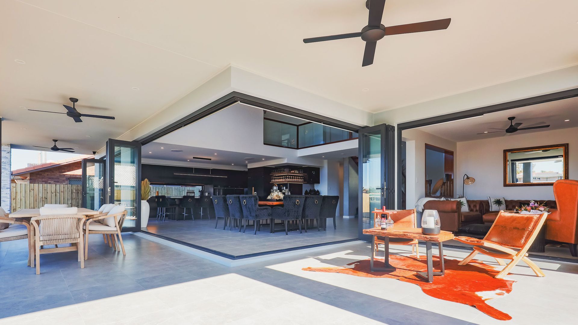 Modern Minimal Exterior With  Glass Doors — Expert Glaziers in Bowen, QLD