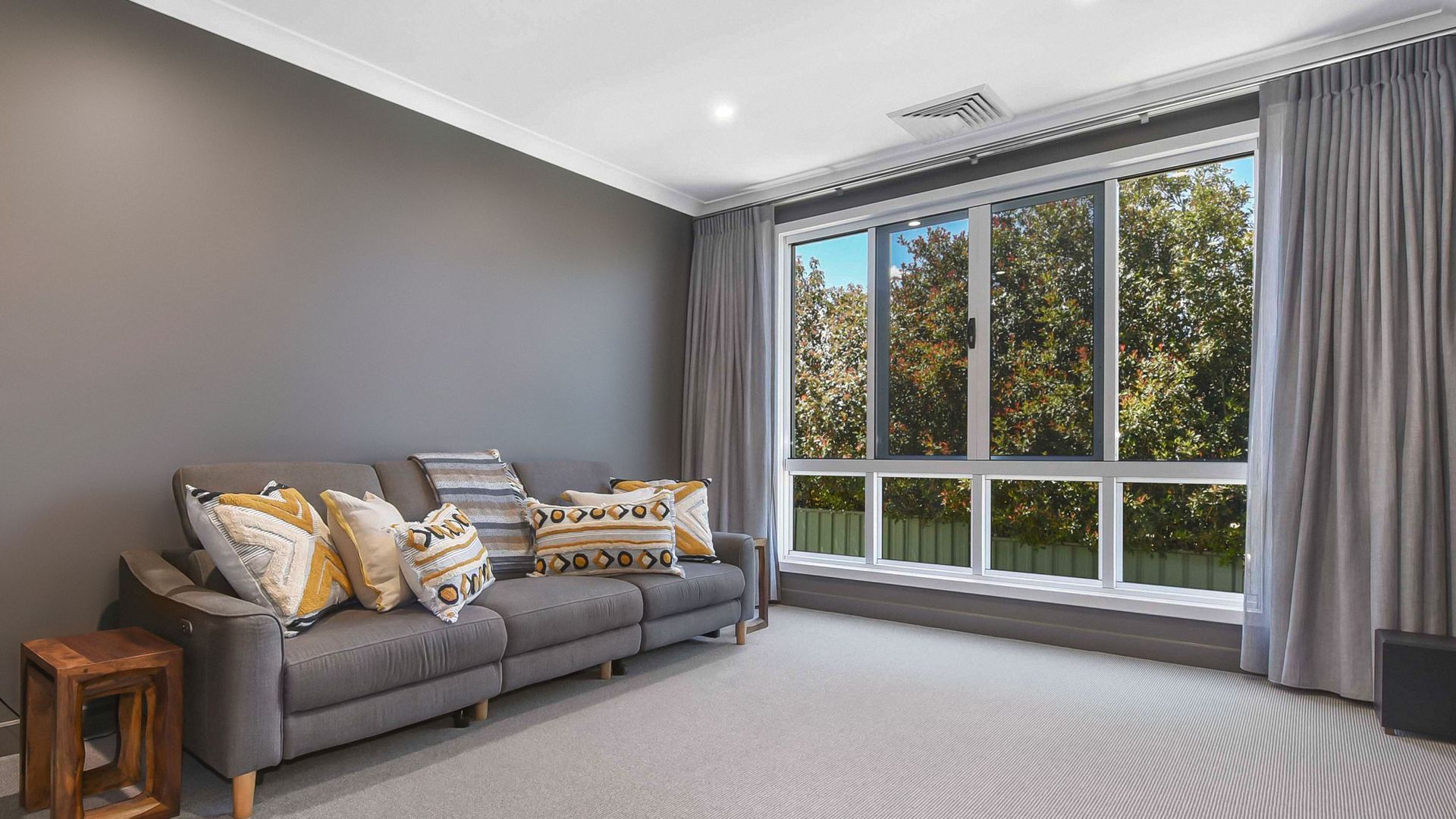 Residential Lounge with Glazed Windows — Expert Glaziers in Bowen, QLD