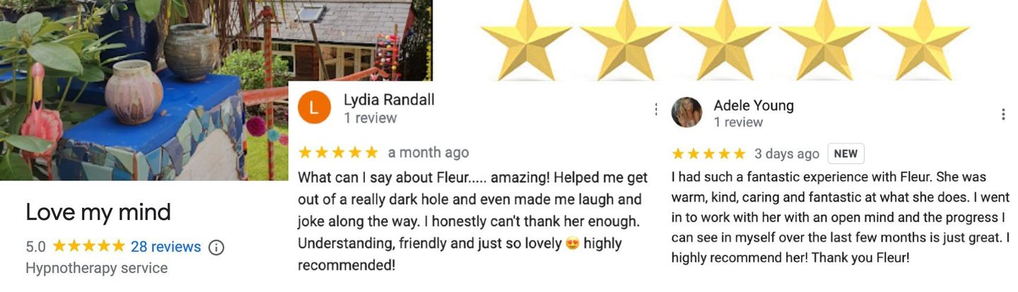 google reviews for love my mind