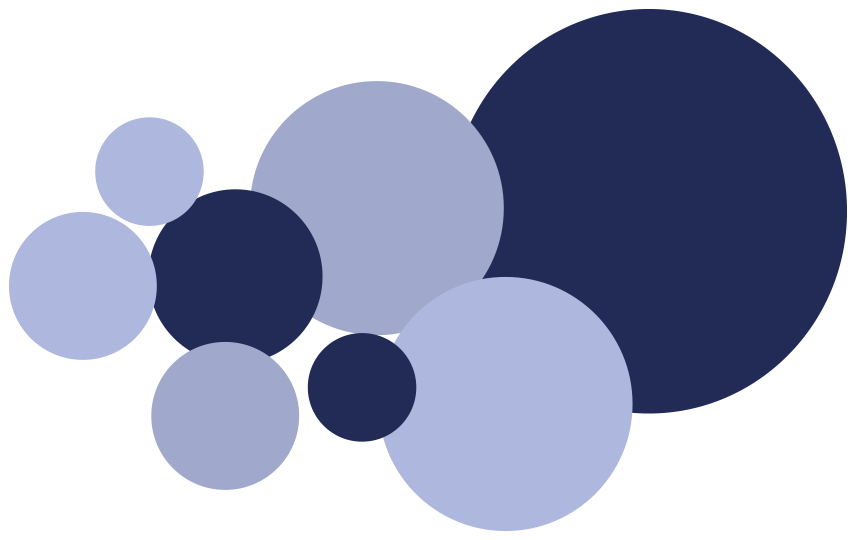 Blauwe decoratieve vorm