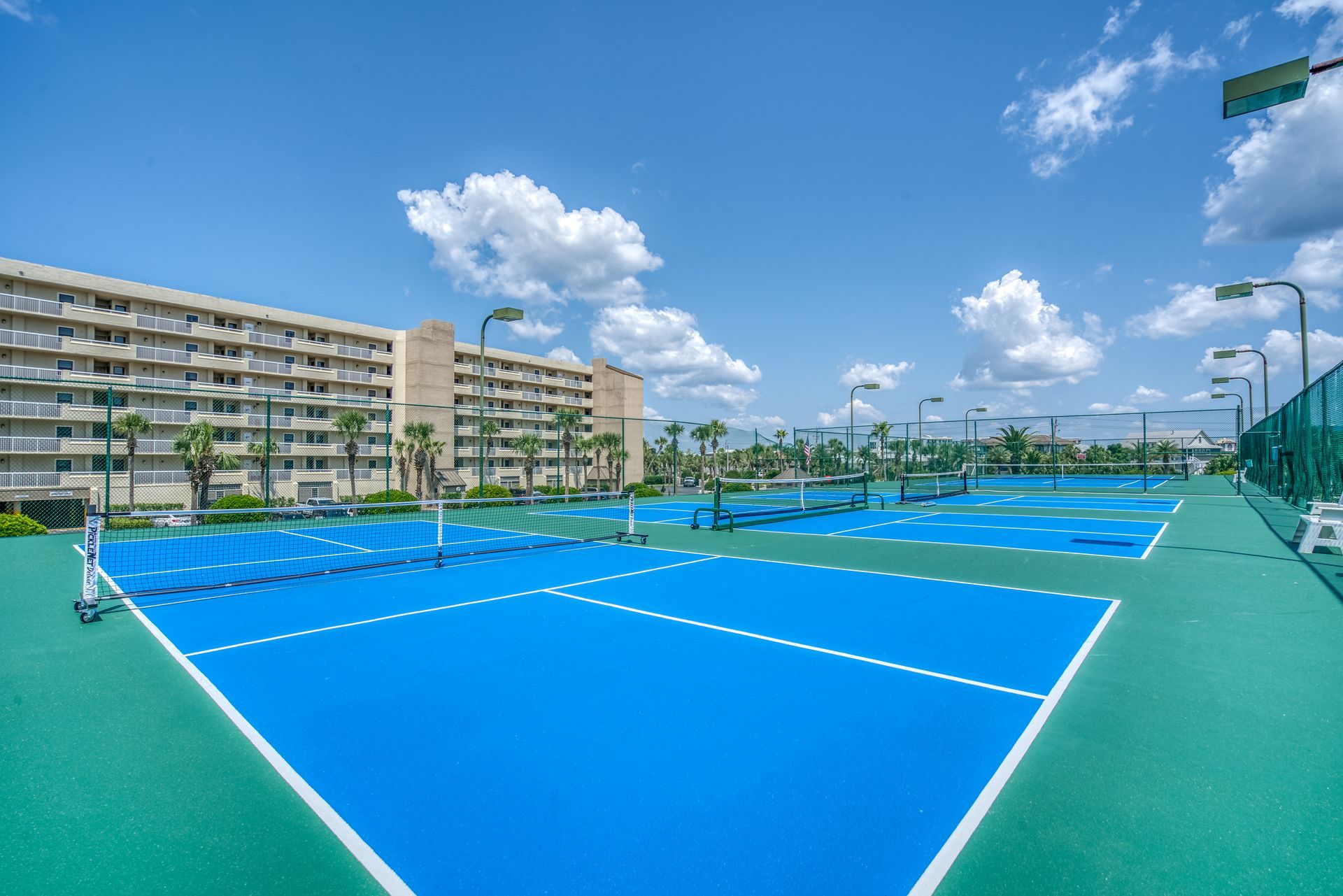 redone tennis courts