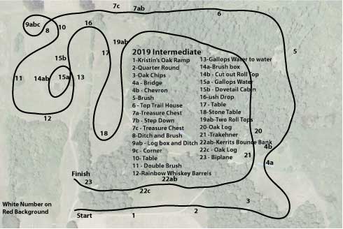 Intermediate XC Map — Philomath, OR — Inavale Farm - Stables