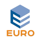 Logotipo de cubo azul con una