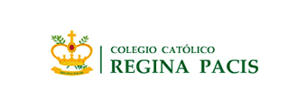 El logo del colegio católico Regina Pacis tiene una corona.