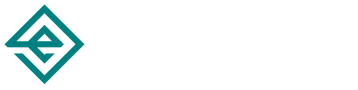 A teal geometric logo featuring a stylized letter 