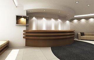 Commercial Millwork Project in Office