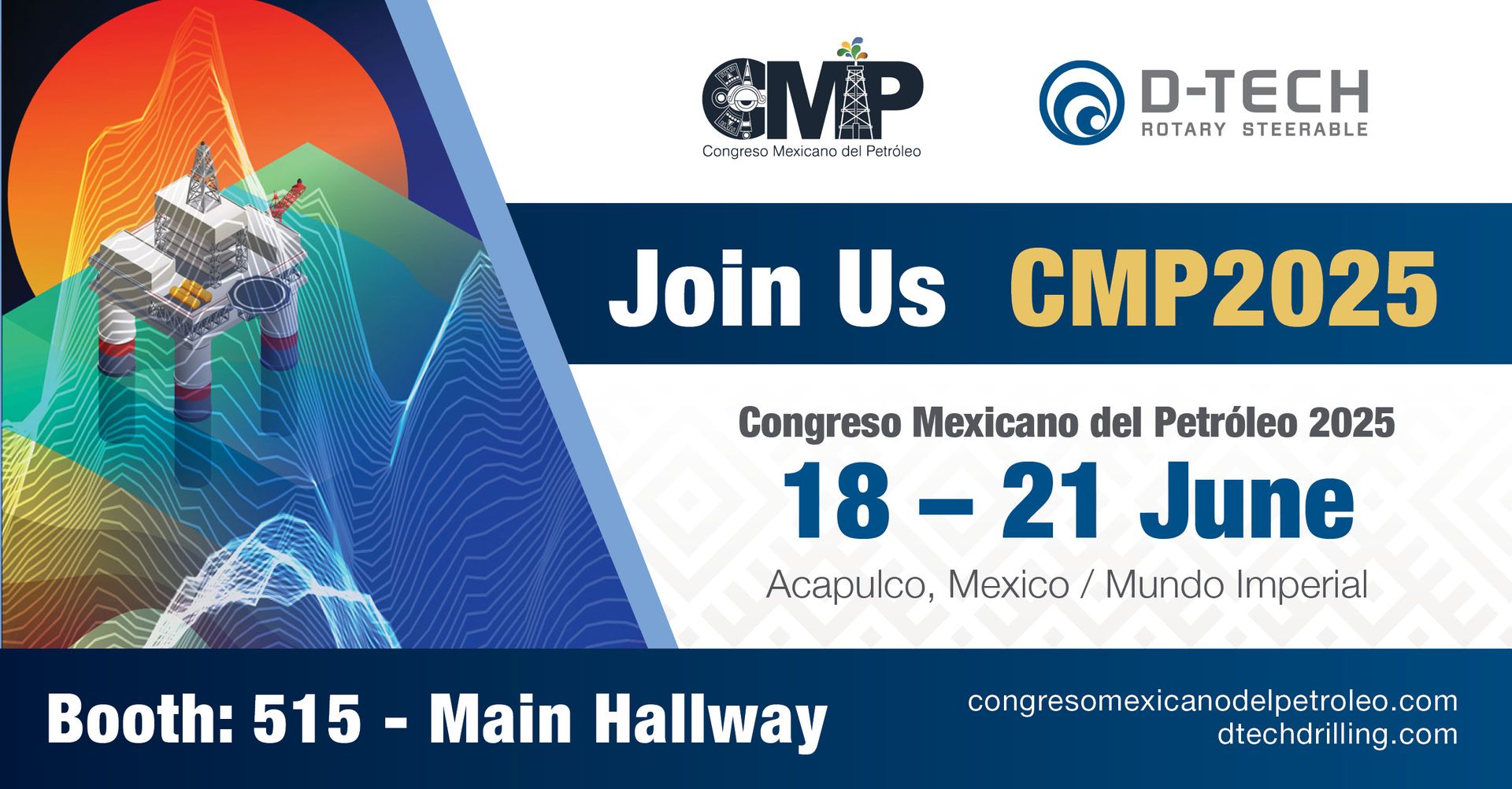 A sign that says `` join us cmp 2025 '' on it