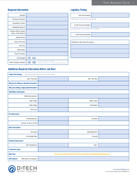 Fact Sheet Document for a company called D-Tech