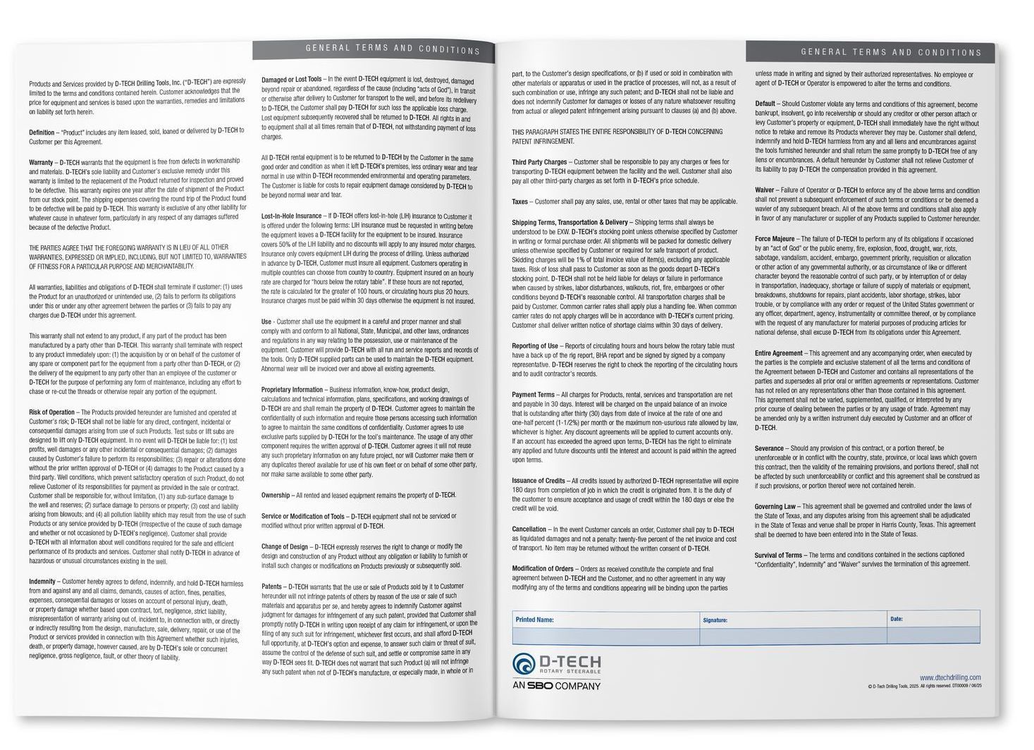 Fact Sheet Document for a company called D-Tech