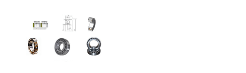 Different sized and shaped contact bearings