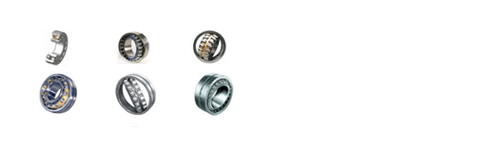 TSix different spherical roller bearings