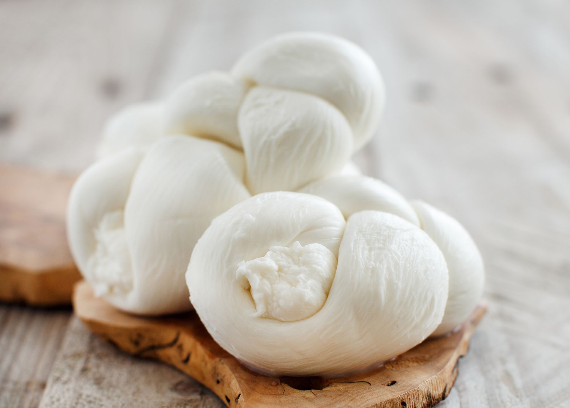 treccia di mozzarella