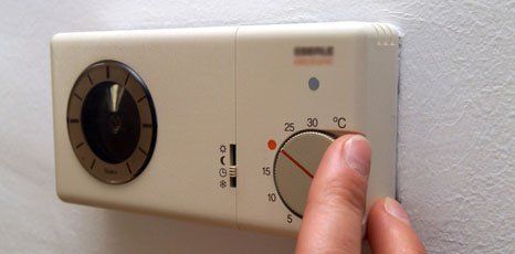 Installation of central heating controls