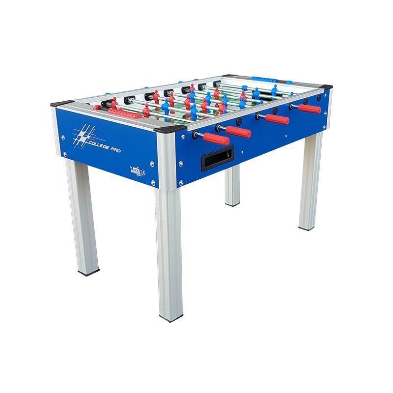 Calciobalilla College Pro senza gettoniera blu - Wonder Games Rimini