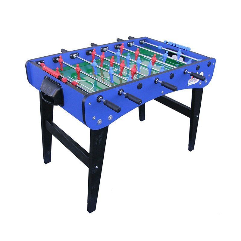 Calciobalilla Roberto Sport Family senza gettoniera blu - Wonder Games Rimini