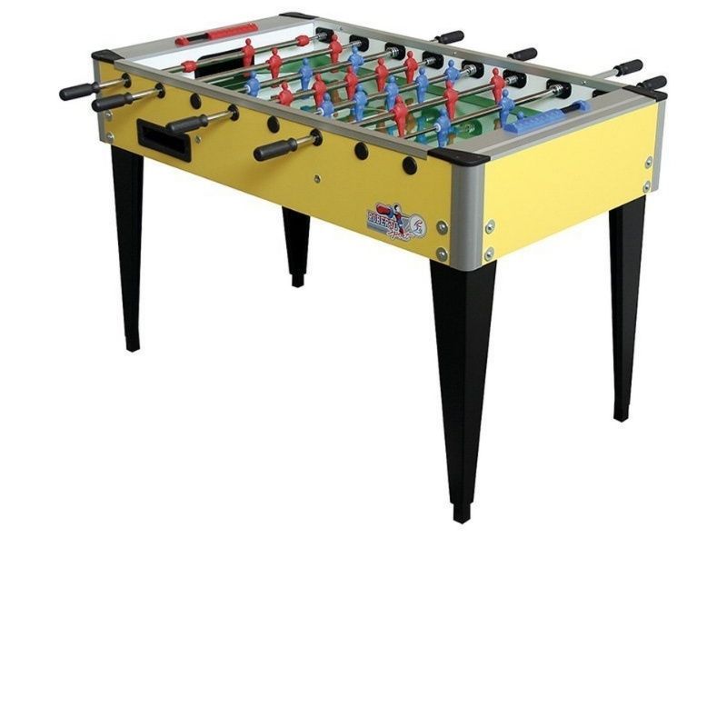 Calciobalilla Roberto Sport College senza gettoniera giallo - Wonder Games Rimini