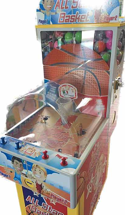 Distributore con gioco Maxi Basket  - Venus Games Rimini