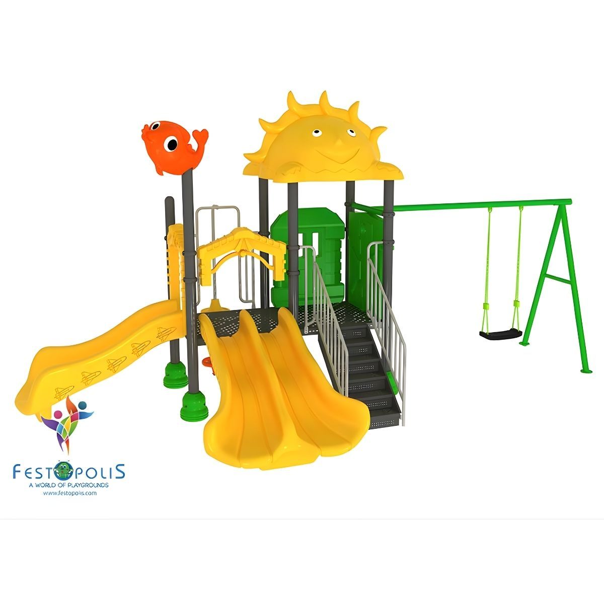 Bellaria miniplayground da esterno festopolis - Venus Games 347 5635398