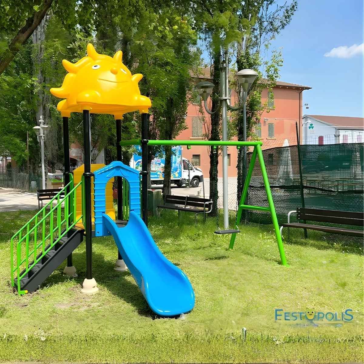 Lecce miniplayground da esterno festopolis - Venus Games 347 5635398