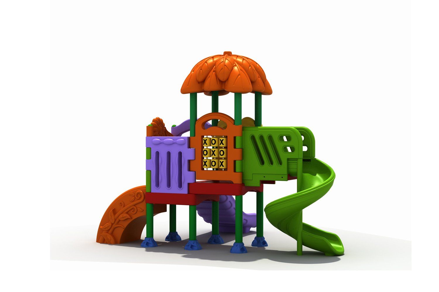 Playground da esterno in Polietilene Flower  - Wonder Games Rimini