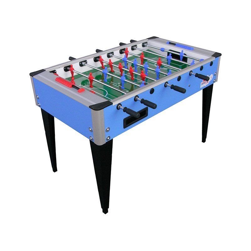 Calciobalilla Roberto Sport College senza gettoniera azzurro - Wonder Games Rimini