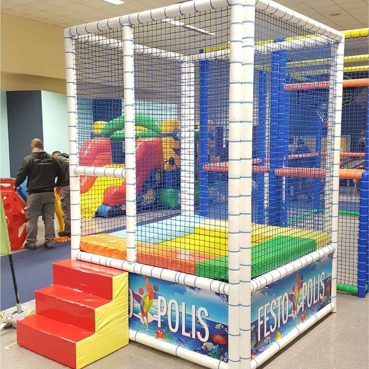 Tappeto elastico professionale 1 posto Festopolis - Venus Games  347 5635398