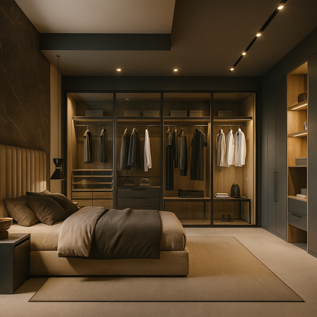 high end custom bedroom