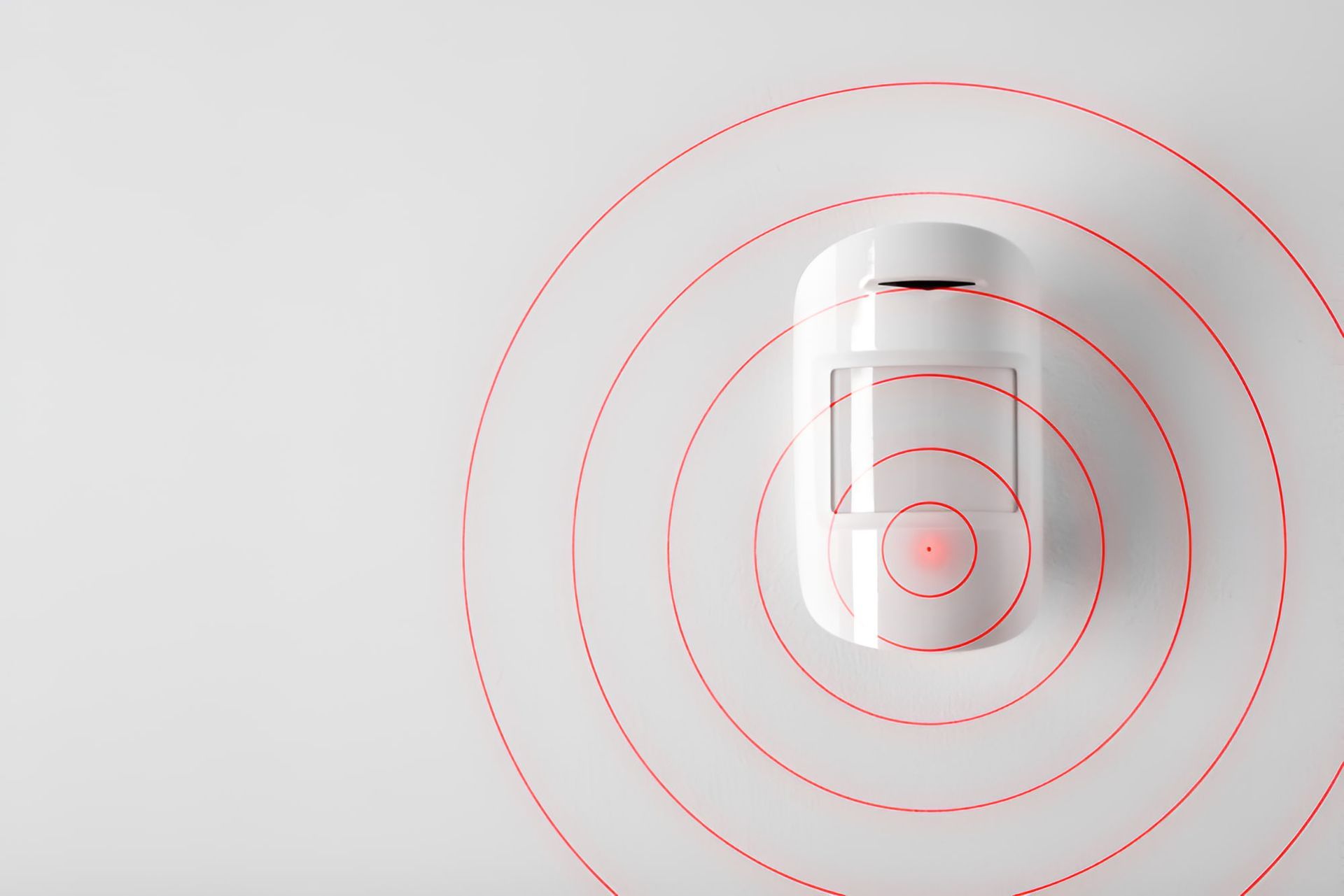 A White Motion Sensor on a White Wall — CTE Systems In Tuncurry, NSW