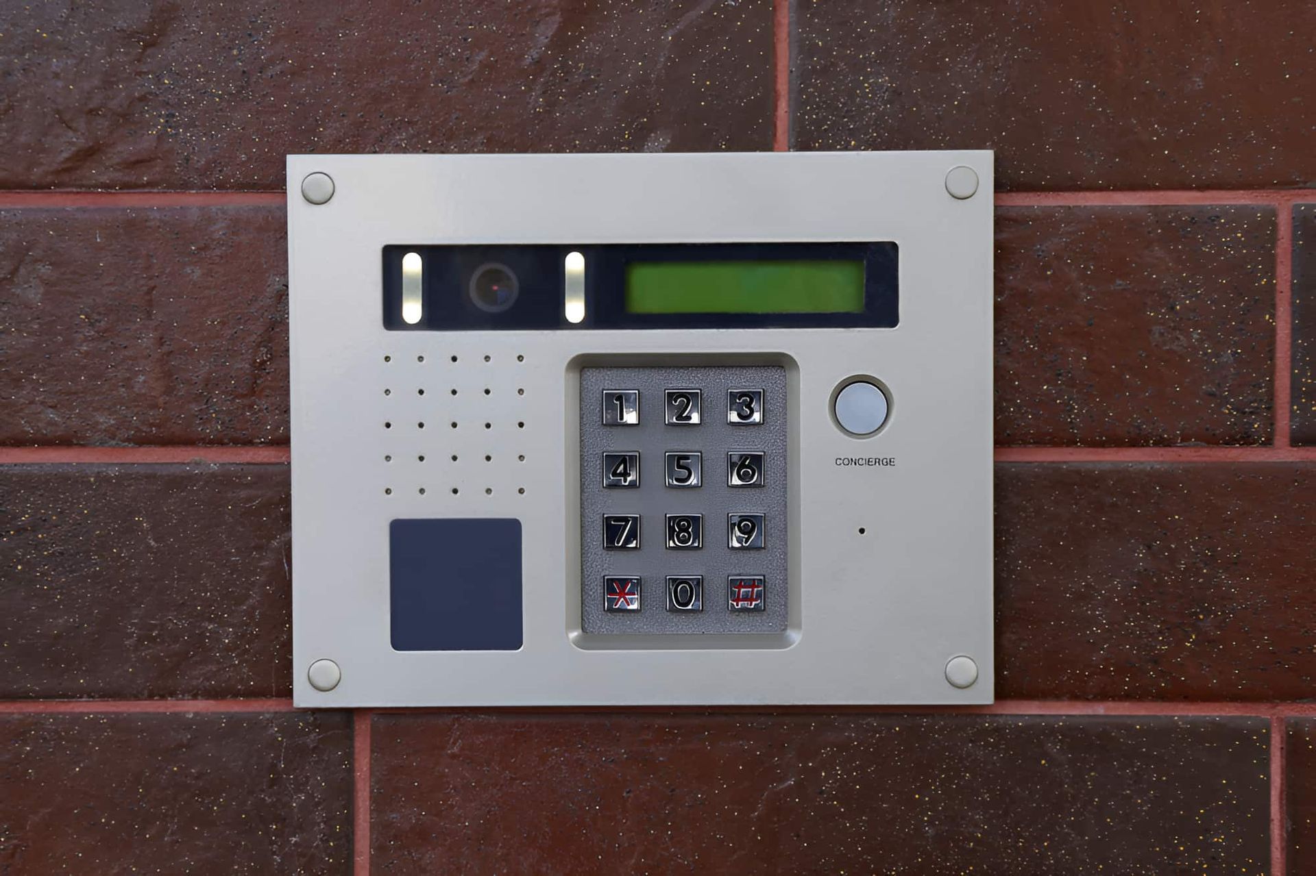 A Keypad on a Brick Wall — CTE Systems In Hallidays Point, NSW
