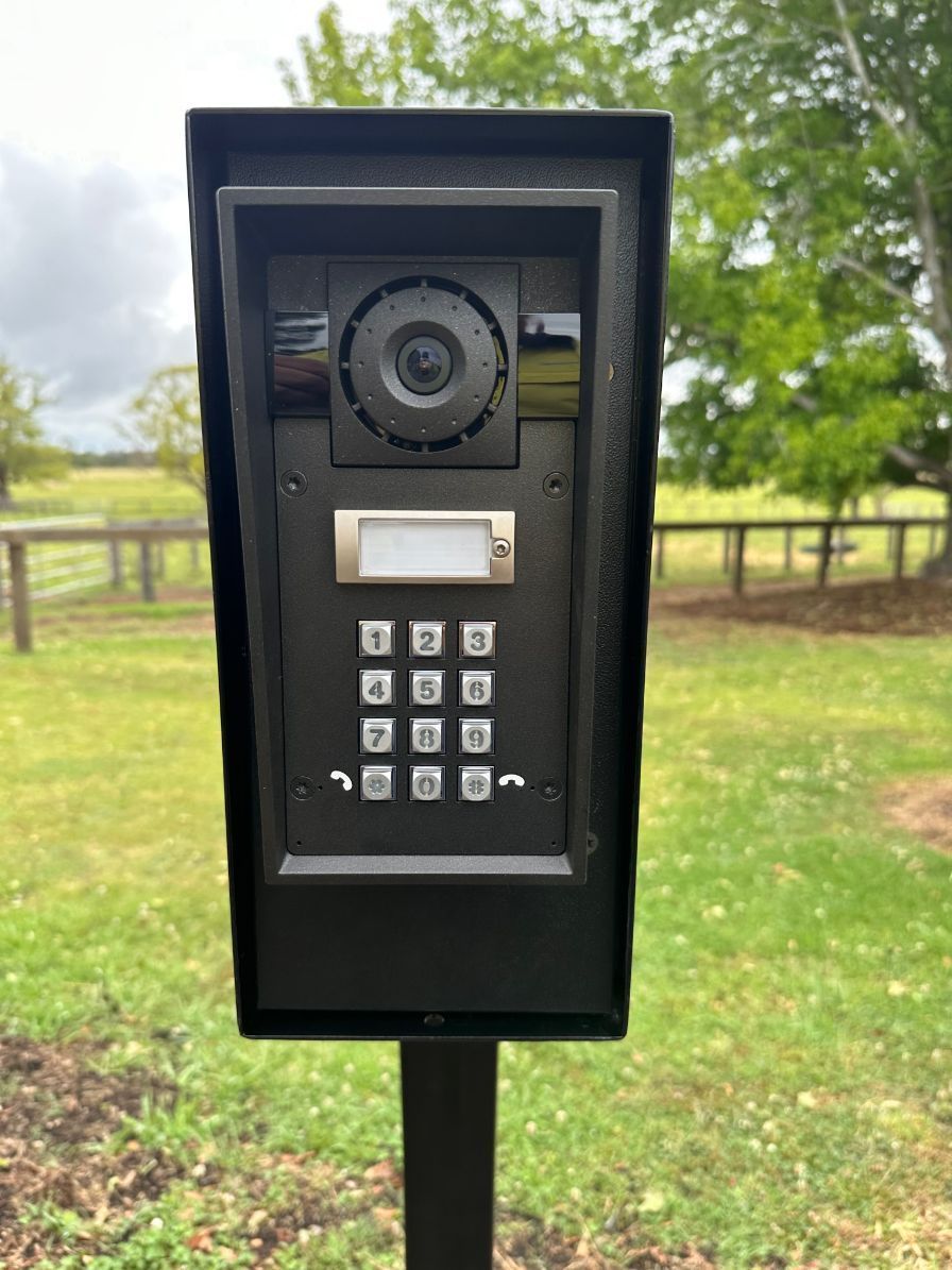 A Black Access Control System With a Camera — CTE Systems In Tuncurry, NSW