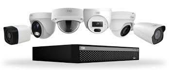 A Bunch of Security Cameras Are Sitting Next to Each Other — CTE Systems In Tuncurry, NSW