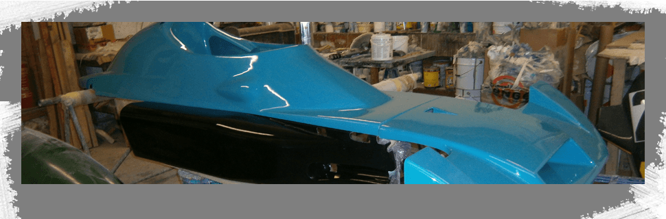 glassfibre race car body