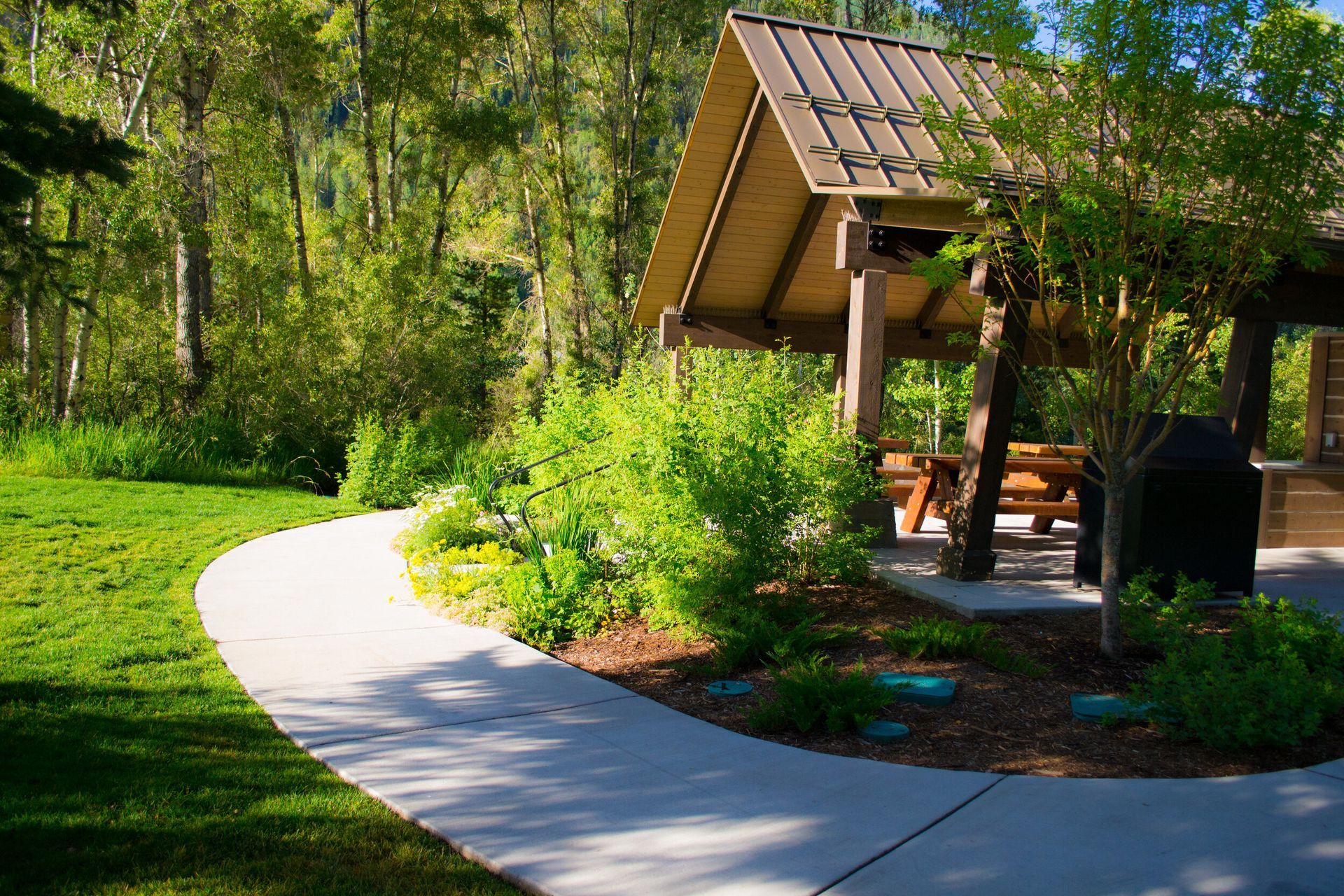 Path Leading to Pavillion — Berthoud, CO — Rocky Mountain  Environmental Construction