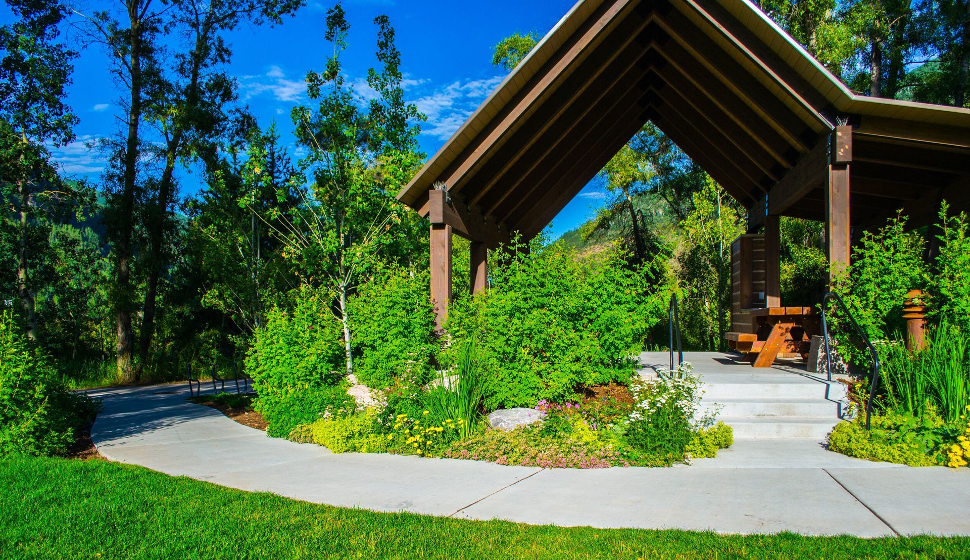 Wooden Pavilion — Berthoud, CO — Rocky Mountain  Environmental Construction