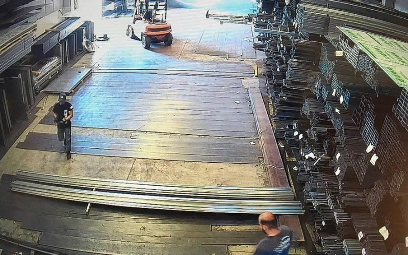 Magazzino per il deposito di ferro