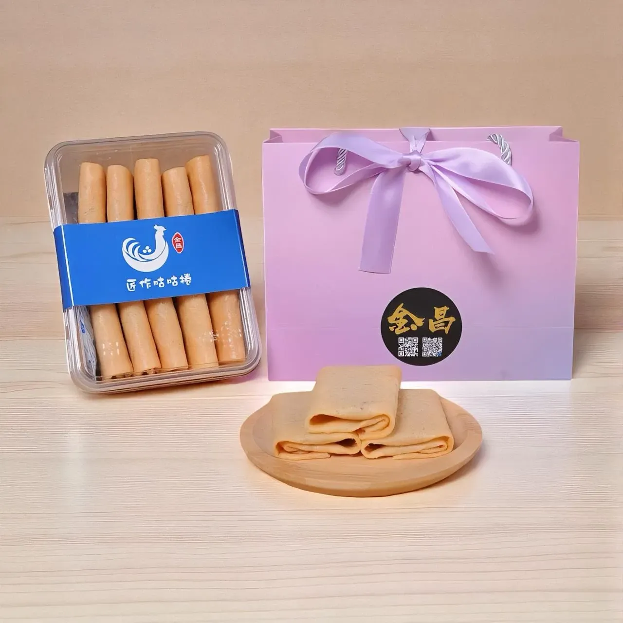 金昌臻品｜匠作咕咕捲 (養生蛋鮮奶手工蛋捲 10入禮盒)