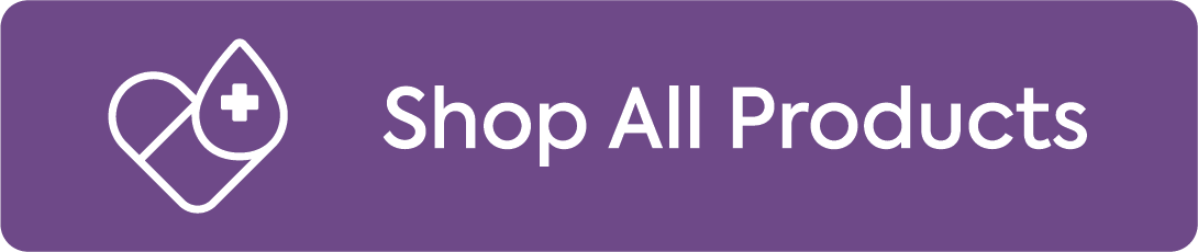 A purple button that says `` shop all products ''