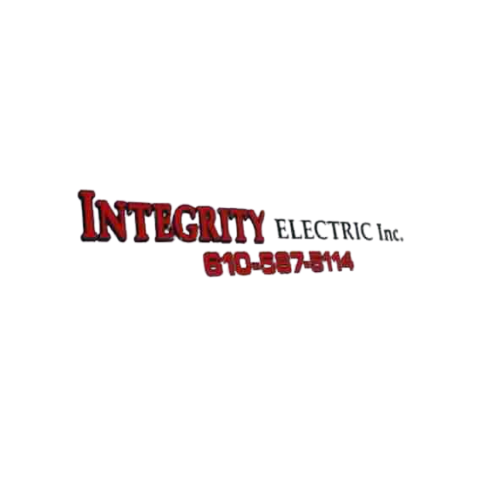 Integrity Electric Inc. logo: Red text