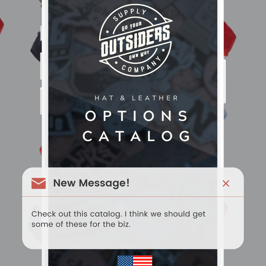 An outsiders hat and leather company options catalog