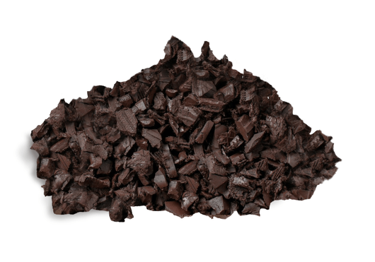 Brown rubber mulch