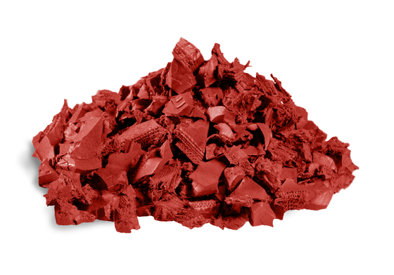 rubber mulch red